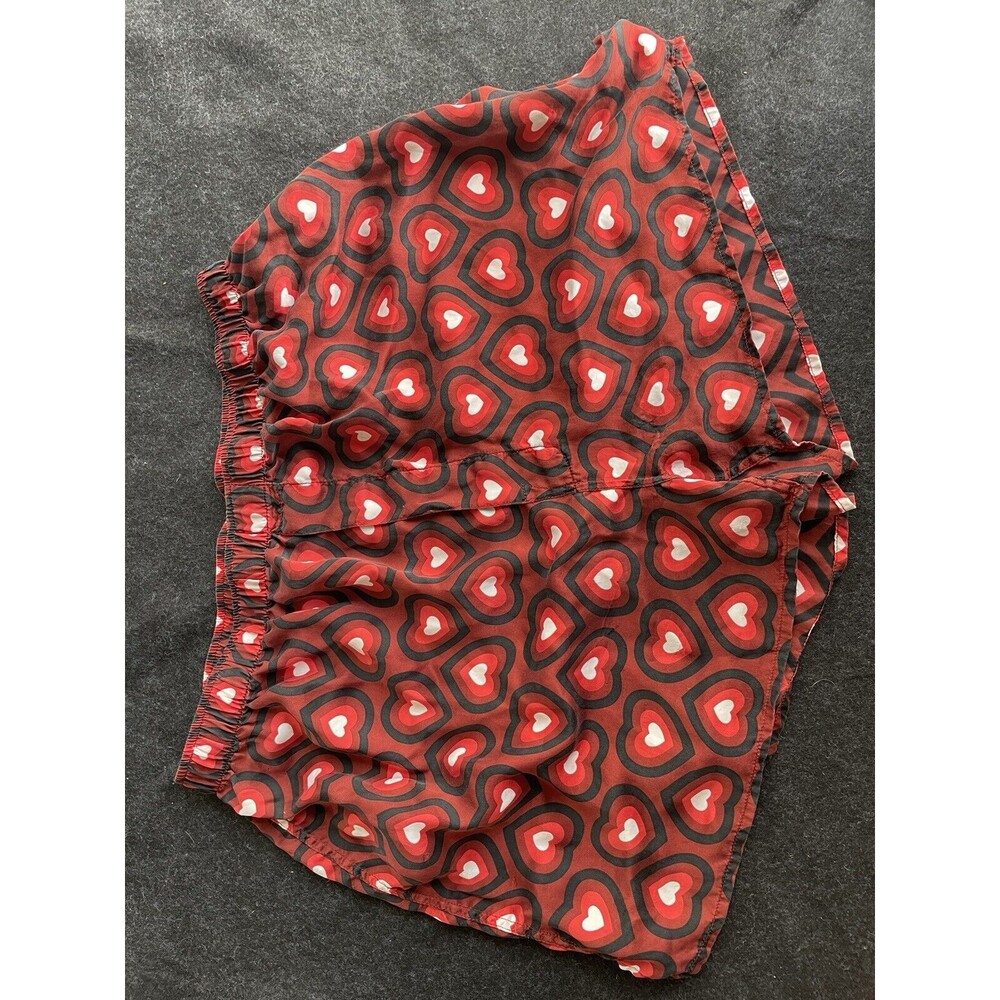 100 Percent Silk Boxers Shorts L valentines